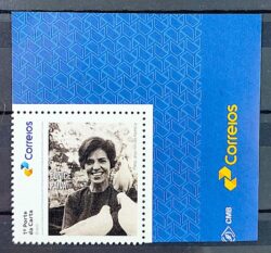 SI 78 Selo Institucional Eunice Paiva Direito Indios Cinema Militar Pombo 2025 Vinheta Correios