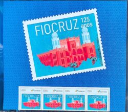 SI 79 Selo Institucional Fiocruz Fundacao Oswaldo Cruz Saude 2025 Porta-Retrato