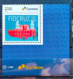 SI 79 Selo Institucional Fiocruz Fundacao Oswaldo Cruz Saude 2025 Vinheta Correios