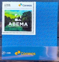 SI 81 Selo Institucional Associacao Brasileira Meio Ambiente ABEMA 2025 Vinheta Correios