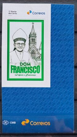 SI 86 Selo Institucional Dom Francisco de Austregesilo Religiao Igreja 2025 Vinheta Correios