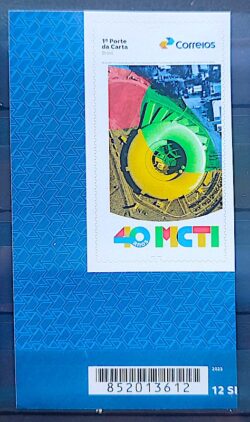 SI 89 Selo Institucional Ministerio da Ciencia Tecnologia e Inovacao MCTI 2025 Codigo de Barras