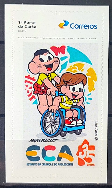 SI 91 Selo Institucional 35 Anos do Estatuto da Crianca Adolescente Cascao Lucas 2025