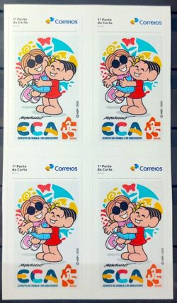 SI 94 Selo Institucional 35 Anos do Estatuto da Crianca Adolescente Mônica Dorinha 2025 Quadra