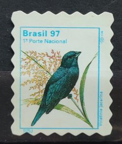 Selo Regular RHM 740 Passaros Urbanos Tiziu 1997