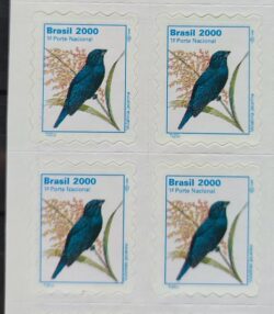 Selo Regular RHM 776 Passaros Urbanos Tiziu 2000 Quadra 2