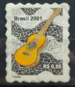 Selo Regular RHM 809 Instrumento Musical Violao 2001 Circulado 1