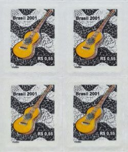Selo Regular RHM 809 Instrumento Musical Violao 2001 Quadra