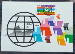 Cartao Postal 1975 Congresso Mundial da ASTA Aviacao Aviao