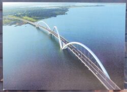 Cartao Postal 2010 Brasilia Ponte JK Arquitetura Lago Paranoa