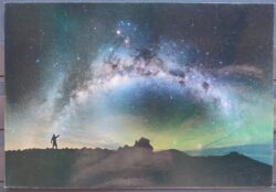 Cartao Postal Aurora Boreal Estrela