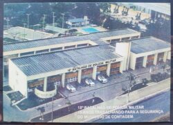 Cartao Postal Batalhao de Policia Militar Contagem MG
