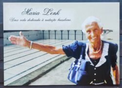 Cartao Postal Maria Lenk Natacao Mulher