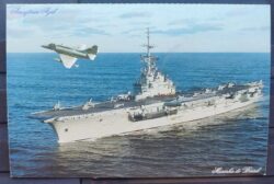 Cartao Postal Marinha do Brasil Navio Aviao Militar