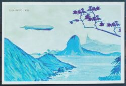 Cartao Postal Propaganda Granado Balao Zeppelin Rio de Janeiro