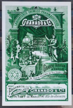 Cartao Postal Propaganda Granado Fabrica