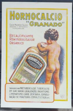 Cartao Postal Propaganda Granado Hormocalcio Tuberculose Saude Crianca
