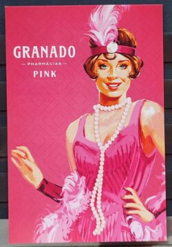 Cartao Postal Propaganda Granado Mulher Pink