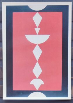 Cartao Postal XXIII Biental Internacional de Sao Paulo Artes Composicao Rubem Valentim