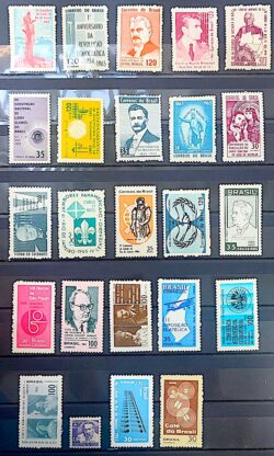 Colecao Anual de Selos do Brasil 1965