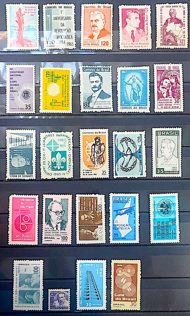 Colecao Anual de Selos do Brasil 1965