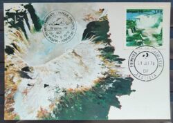 Maximo Postal 1977 Foz do Iguacu Cachoeira Agua Cartao CBC DF