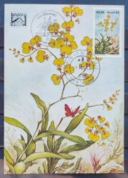 Maximo Postal 1982 Flora Orquidea Postal CBC SC 2