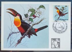 Maximo Postal 1983 Fauna Passaros Tucano CBC Suica
