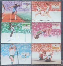 Maximo Postal 1984 Olimpiadas Los Angeles Atletismo Salto em Distanca Maximo SP