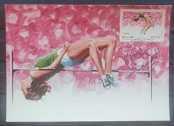 Maximo Postal 1984 Olimpiadas Los Angeles Salto em Altura Maximo SP