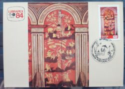 Maximo Postal 1984 Pinturas Chinesas China Arte Lubrapex Cartao CBC Portugal 4