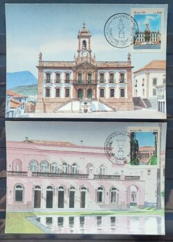 Maximo Postal 1985 Museu da Inconfidencia Ouro Preto Minas Gerais Cartao CBC MG 2