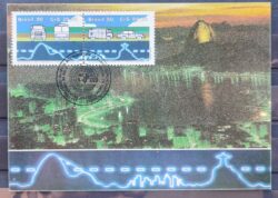 Maximo Postal 1990 Transporte Rodoviario Carro Onibus Cartao CBC RJ 2