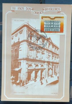 Maximo Postal 1993 Agencia dos Correios Rio de Janeiro Arquitetura Cartao CBC RJ 2