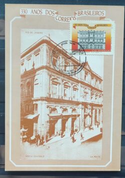 Maximo Postal 1993 Agencia dos Correios Rio de Janeiro Arquitetura Cartao CBC RJ