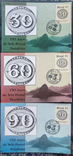 Maximo Postal 1993 Olho de Boi Filatelia Servico Postal Cartao CBC RJ