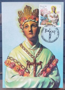 Maximo Postal 1996 Nossa Senhora da Salette Religiao Cartao CBC PR