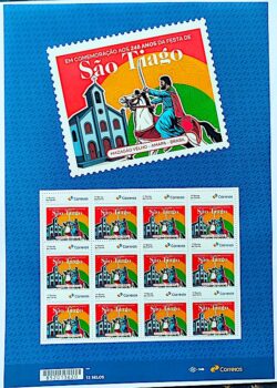 SI 95 Selo Institucional Festa de Sao Tiago Mazagao Velho Amapa Religiao 2025 Folha