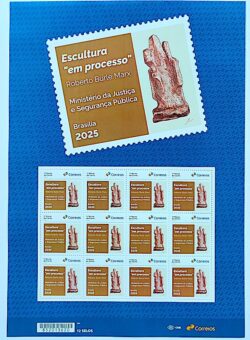 SI 98 Selo Institucional Restauracao do Palacio da Justica Burle Marx 2025 Folha