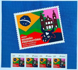 SI 99 Selo Institucional UPAEP Reuniao Preparatoria Congresso UPU Igreja Bandeira 2025 Porta-Retrato