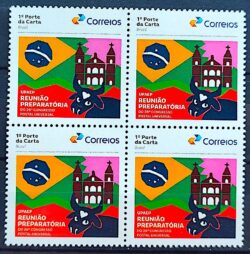 SI 99 Selo Institucional UPAEP Reuniao Preparatoria Congresso UPU Igreja Bandeira 2025 Quadra