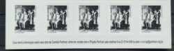Selo Regular RHM 832 Obra Desaparecida Portinari Composicao Arte 2004 5 Selos Texto