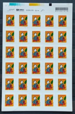 Selo Regular RHM 841 Profissao Engraxate Trabalho Economia Sem Picote BR 2005 Folha