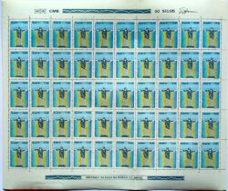 C 1223 Selo 50 Anos Cristo Redentor Monumento Religiao 1981 Folha