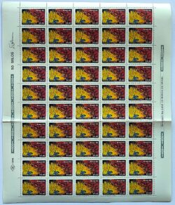 C 1299 Selo Dia de Acao de Gracas Religiao 1982 Folha