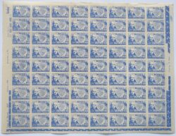 C 230 Selo Presidente Harry Truman Estados Unidos Mapa 1947 Folha