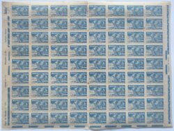 C 248 Selo Uniao Postal Universal UPU Mapa Servico Postal 1949 Folha