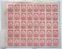 C 249 Selo Centenario Rui Barbosa 1949 Folha 2