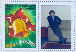 C 2663 Selo Personalizado Natal Religiao Sino Menino 2006