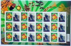 C 2663 Selo Personalizado Natal Religiao Sino Menino 2006 Folha